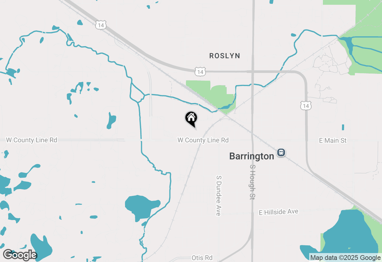 Map of 125 N Hager Avenue, Barrington, IL 60010