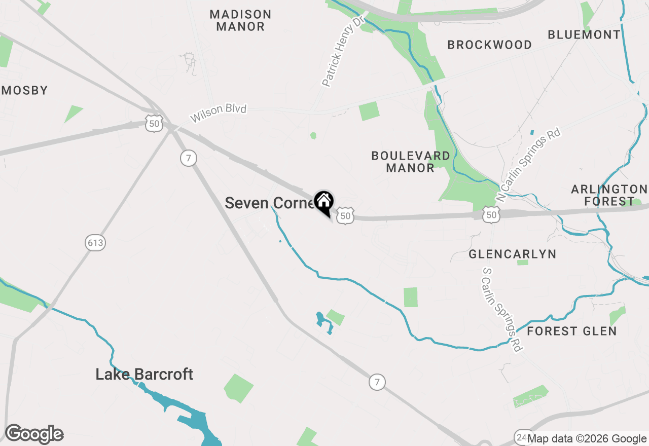 Map of 6070 Wooten Drive, Falls Church, VA 22044
