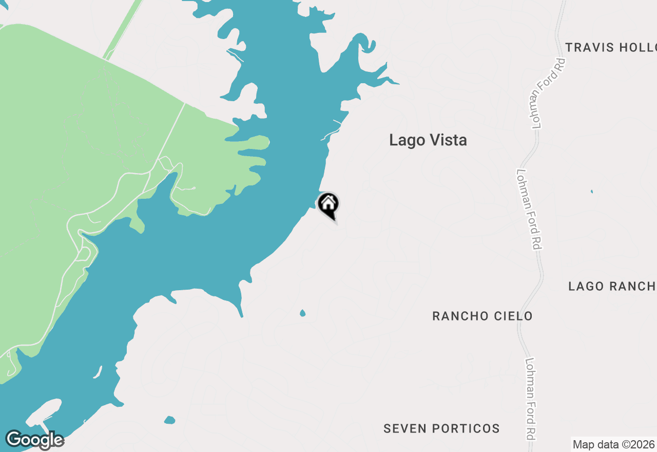 Map of 21010 Seminole Dr, Lago Vista, TX 78645