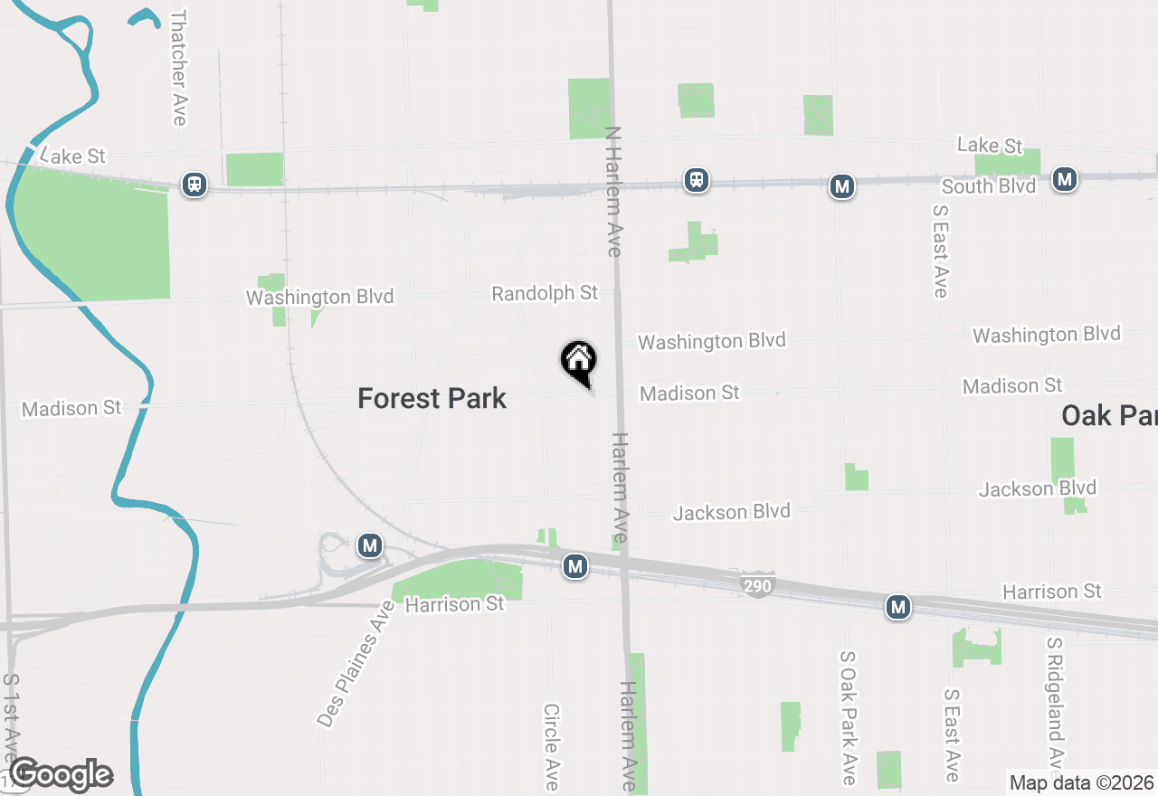 Map of 7240 Madison Street, Forest Park, IL 60130