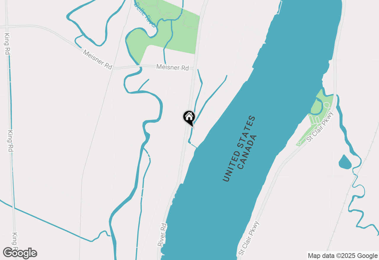 Map of 5591 River Road, East China, MI 48054