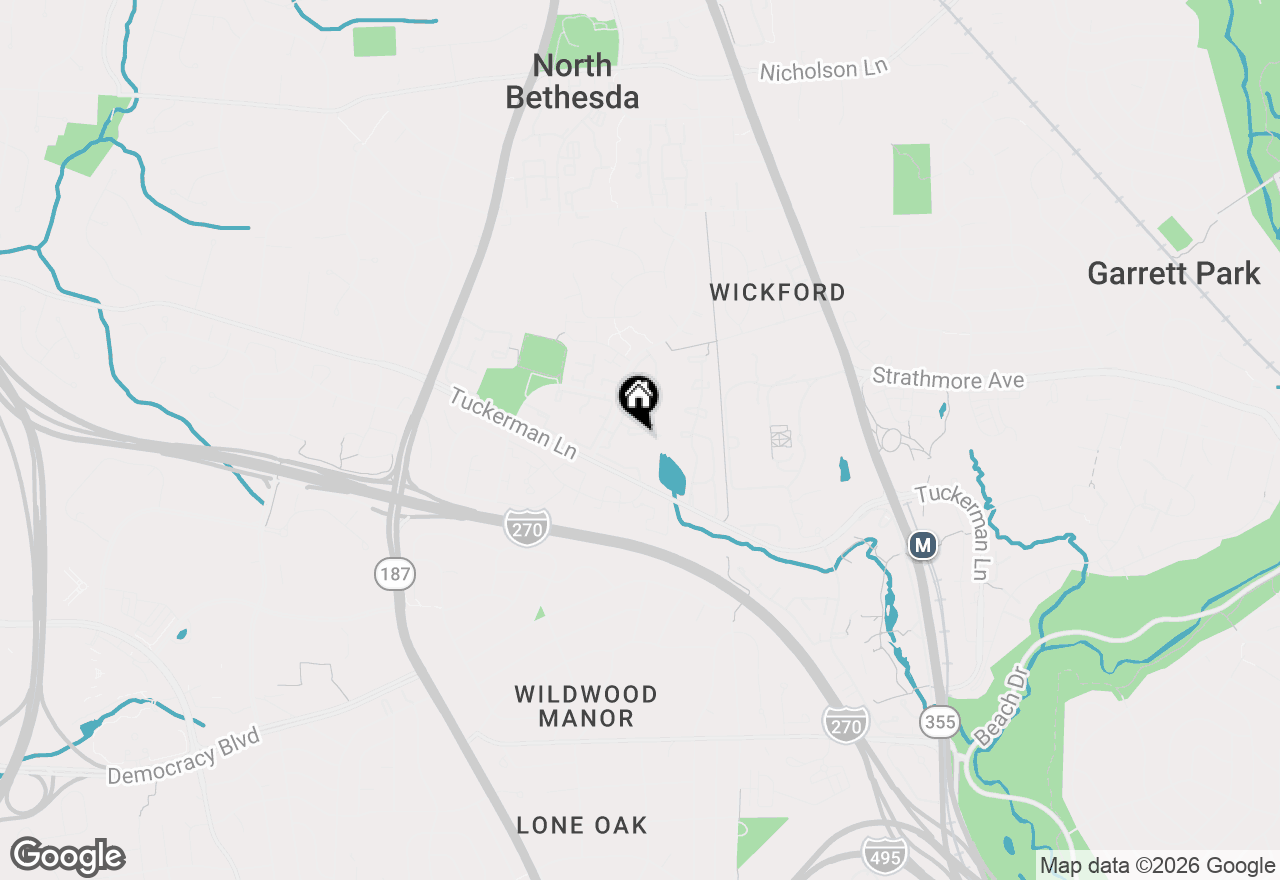 Map of 5818 Inman Park Circle #210, Rockville, MD 20852