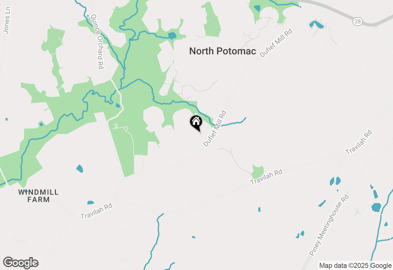 Map of 11640 Pleasant Meadow Drive, North Potomac, MD 20878