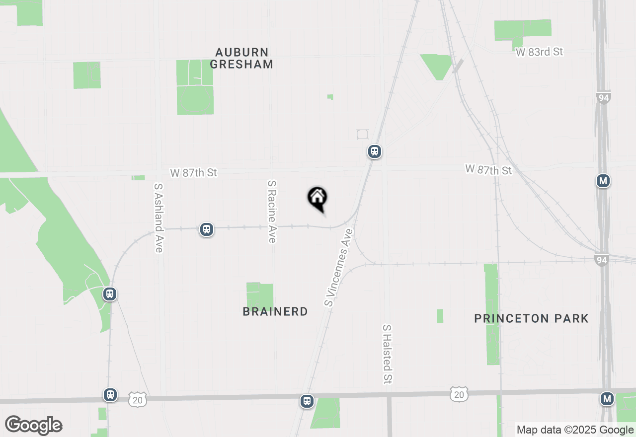 Map of 8845 S Carpenter Street, Chicago, IL 60620