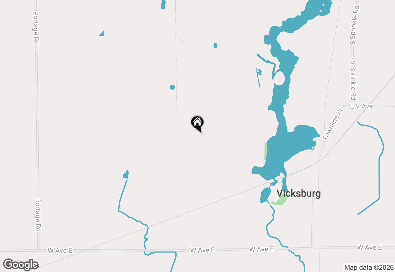 Map of 872 Maple Meadows Avenue, Vicksburg, MI 49097