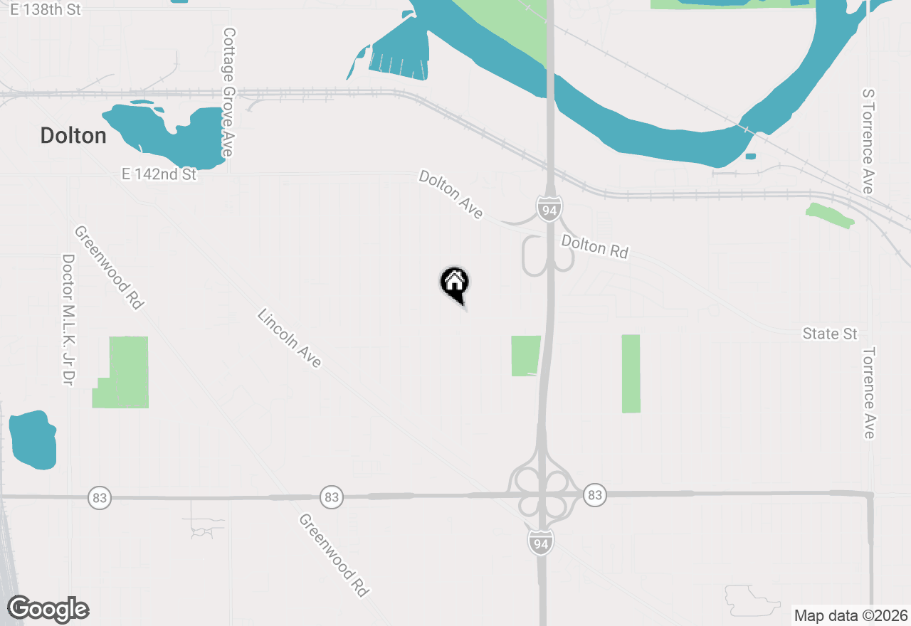 Map of 14521 Kenwood Avenue, Dolton, IL 60419