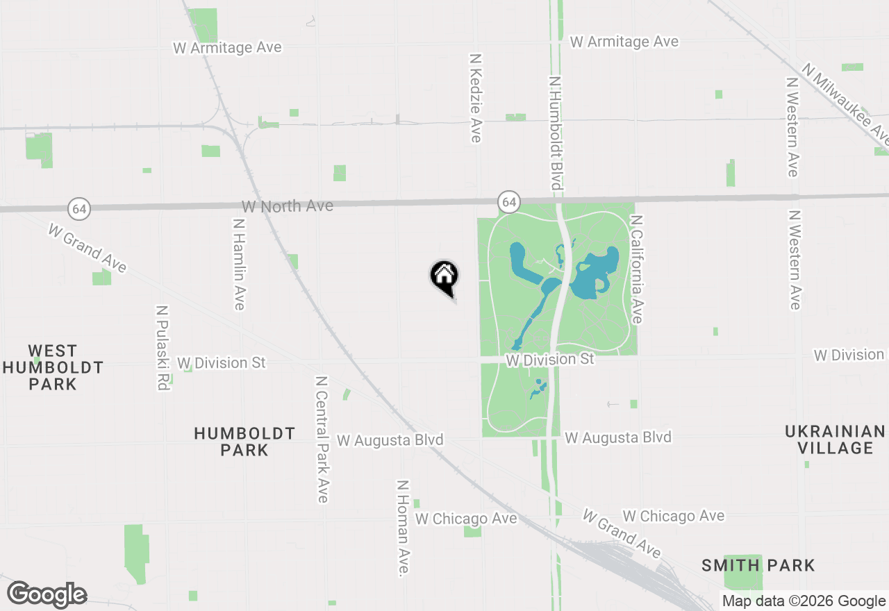 Map of 3251 W Evergreen Avenue, Chicago, IL 60651