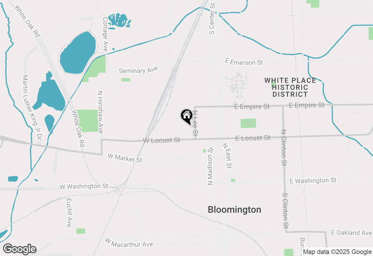Map of 601 W Chestnut Street, Bloomington, IL 61701