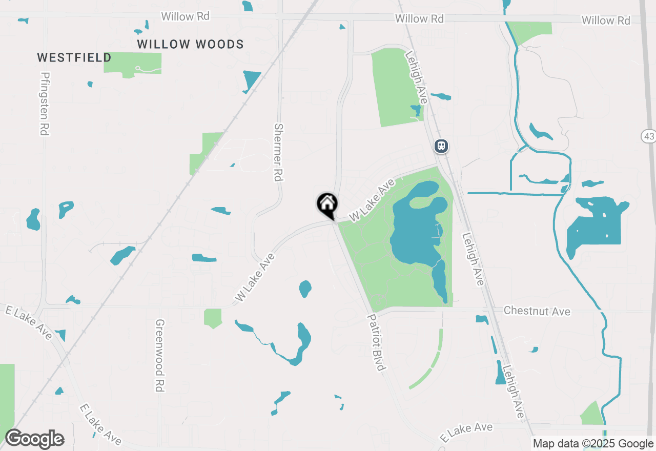 Map of 2028 Valor Court, Glenview, IL 60026