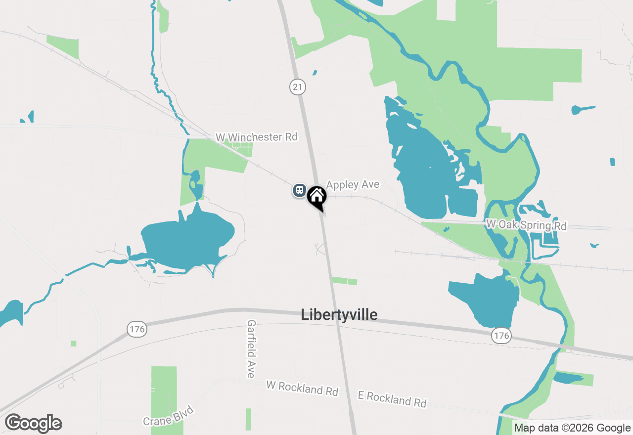 Map of 115 Lake Street #304, Libertyville, IL 60048