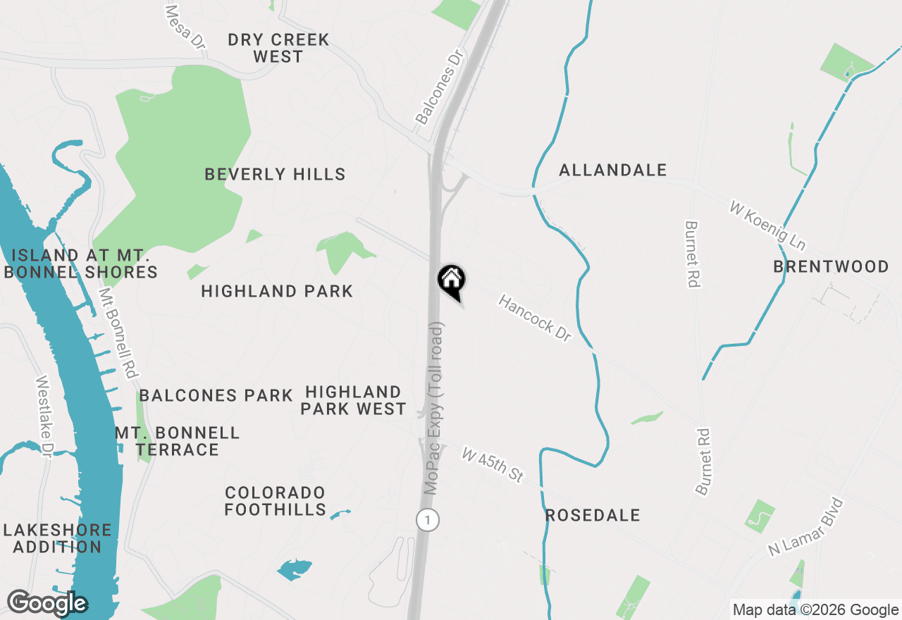 Map of 3008 W 50th St, Austin, TX 78731