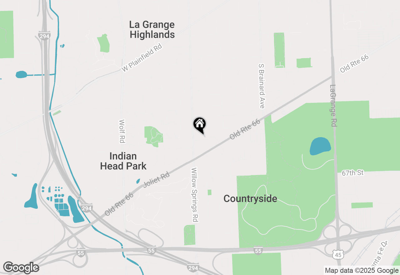 Map of 10765 Clocktower Drive #201, Countryside, IL 60525