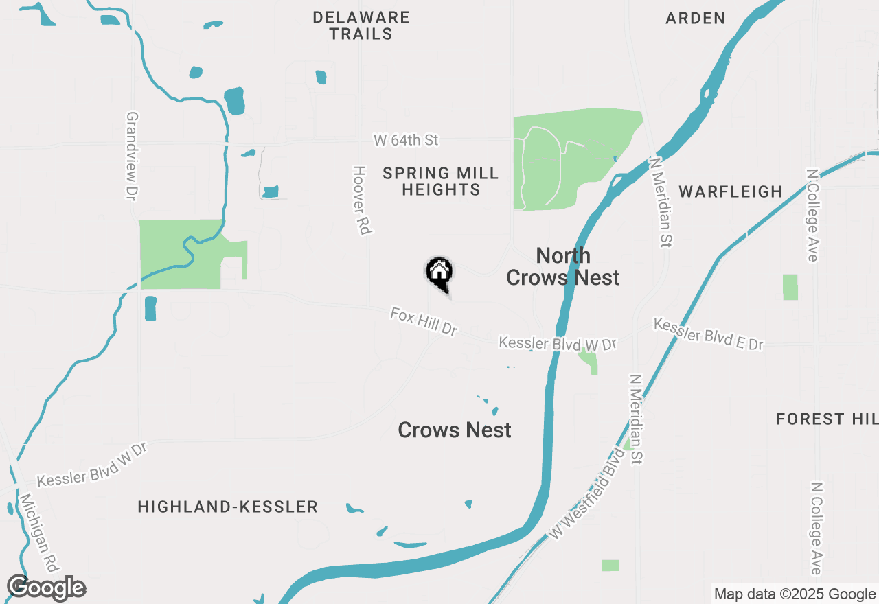 Map of 6025 Crows Nest Drive, Indianapolis, IN 46228