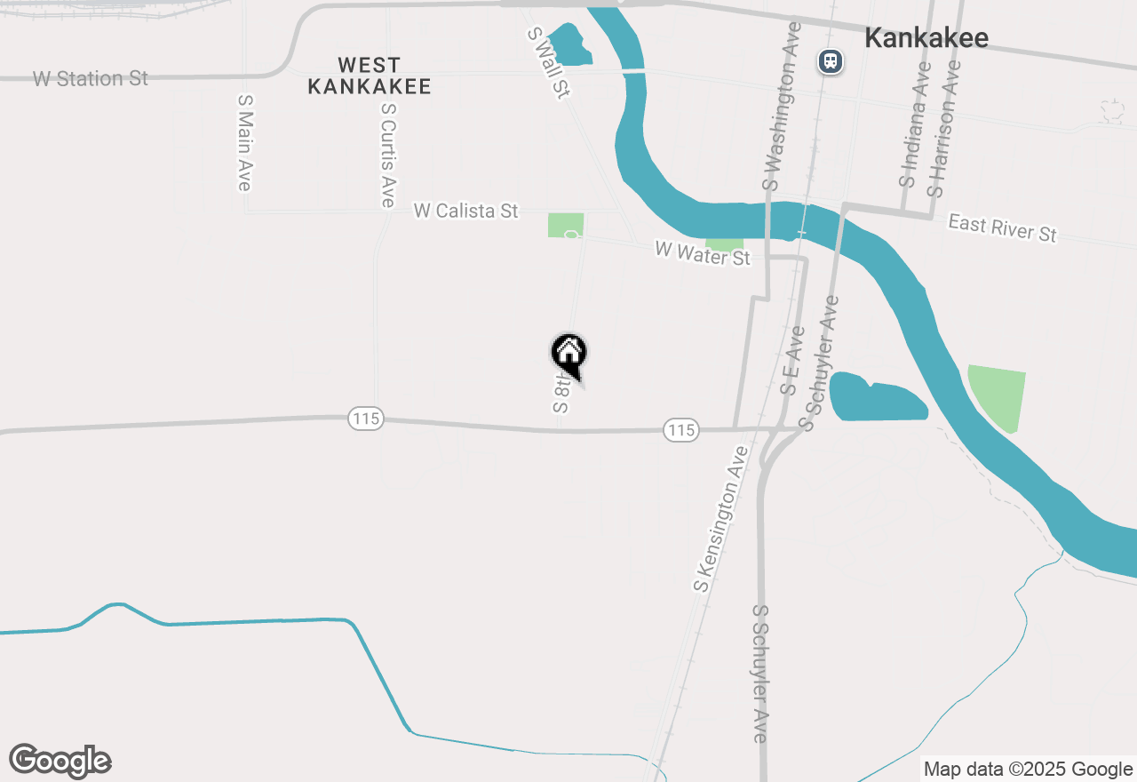 Map of 1228 S 8th Avenue, Kankakee, IL 60901