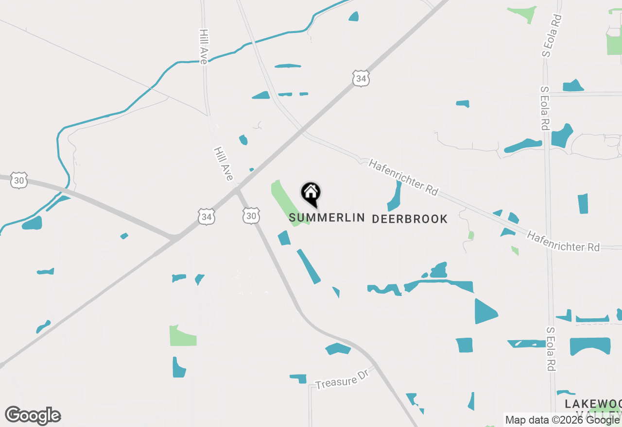 Map of 2110 Summerlin Drive, Aurora, IL 60503