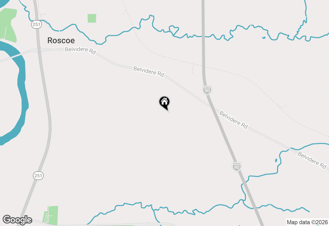 Map of (Address confidential), Roscoe, Illinois 61073