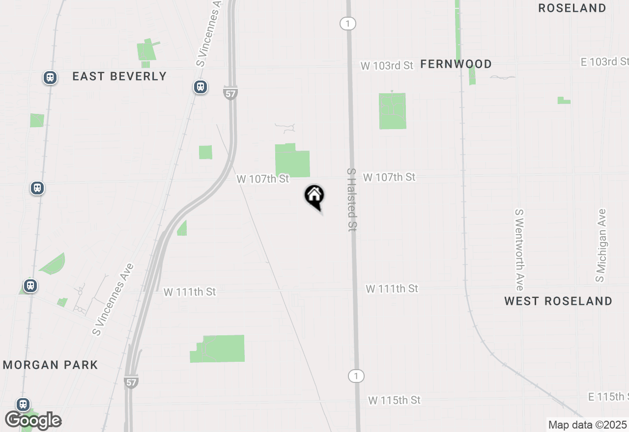 Map of 10821 S Sangamon Street, Chicago, IL 60643