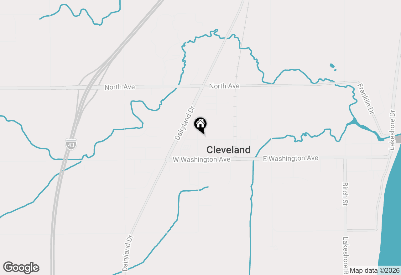 Map of 1105 Linden St #1107, Cleveland, WI 53015