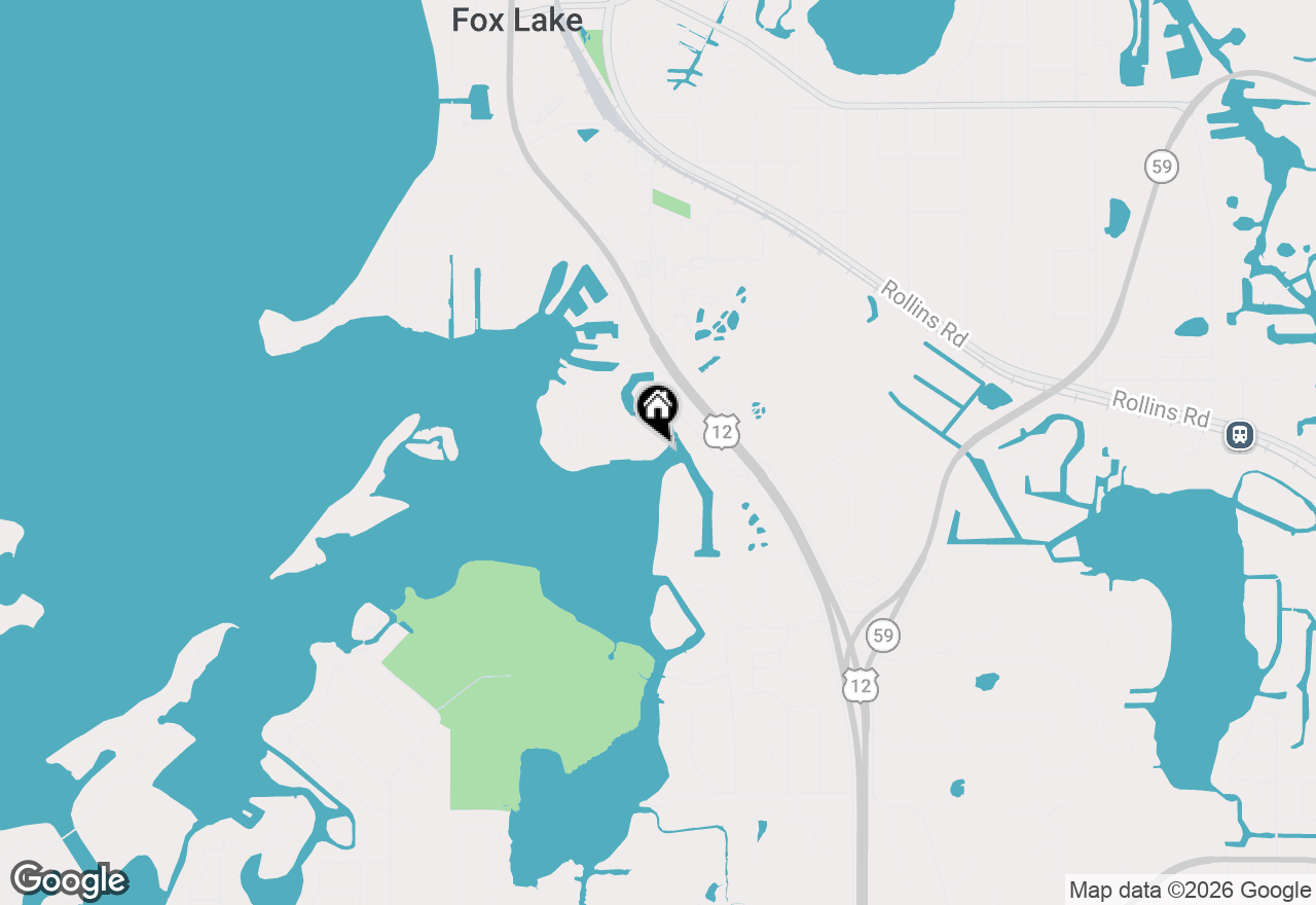 Map of 524 Park Avenue, Fox Lake, IL 60020