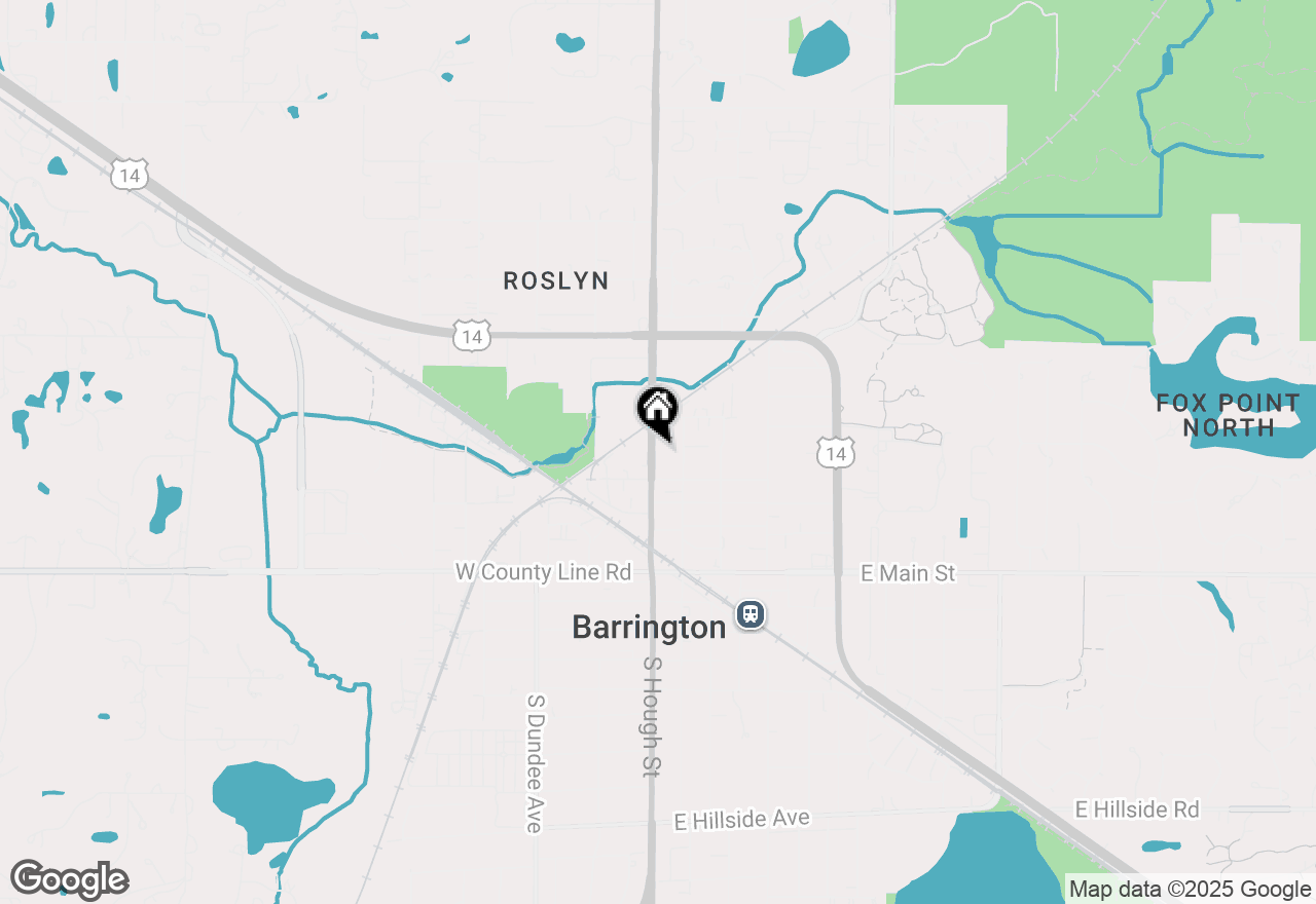 Map of 421 N Hough Street, Barrington, IL 60010