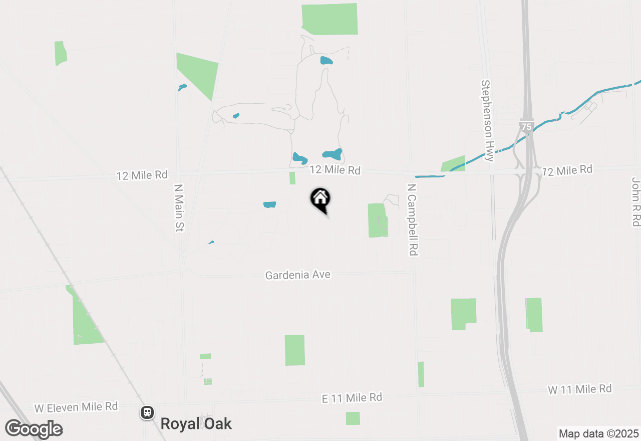 Map of 1318 N Altadena Avenue, Royal Oak, MI 48067