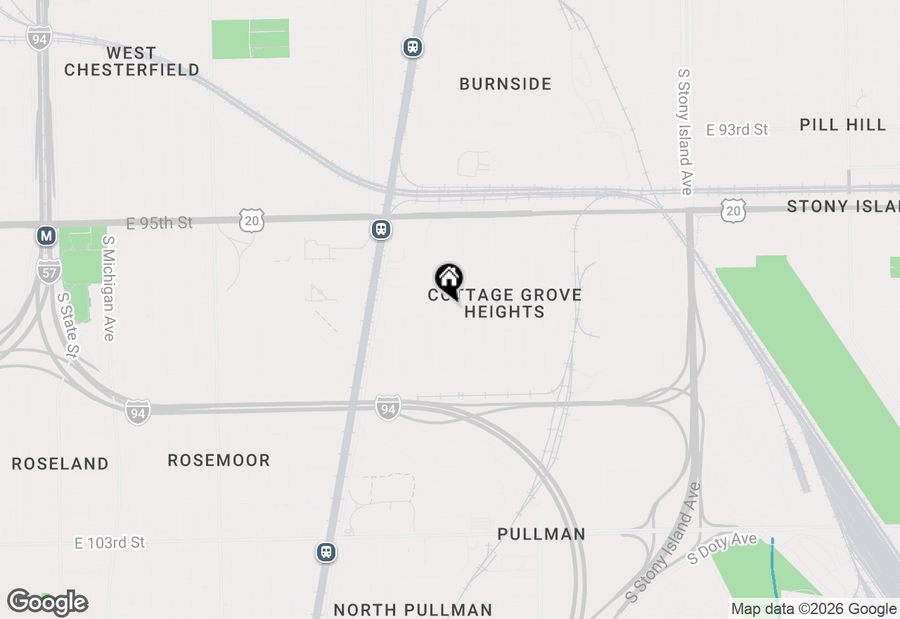 Map of 9720 S Ellis Avenue, Chicago, IL 60628