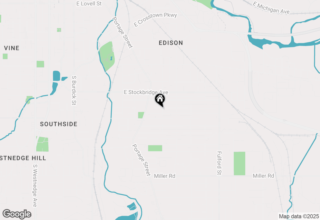 Map of 918 Clinton Avenue, Kalamazoo, MI 49001