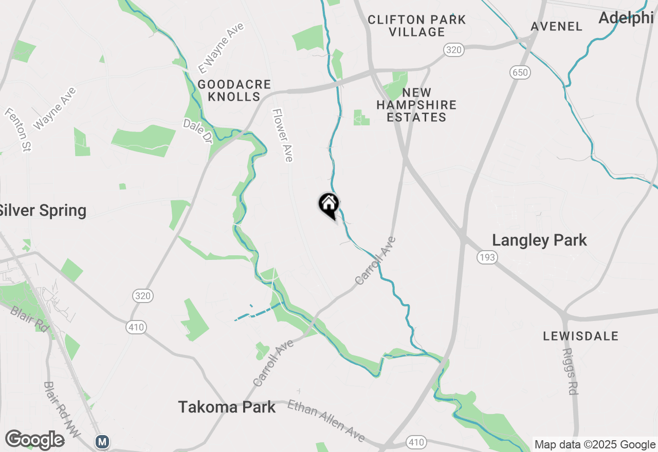 Map of 8002 Garland Avenue #1, Takoma Park, MD 20912