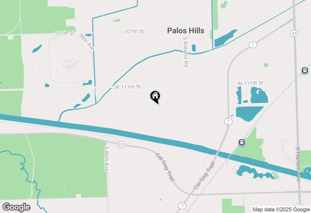 Map of 8246 Holly Court #D, Palos Hills, IL 60465