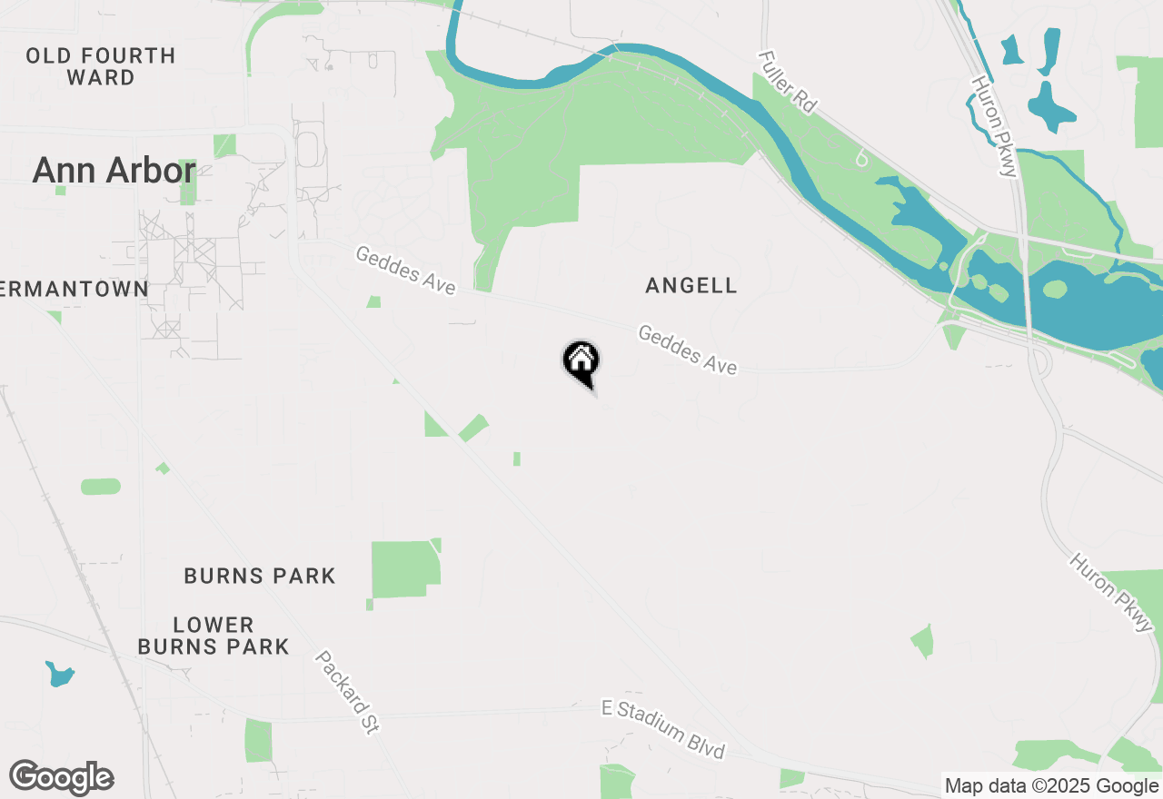 Map of 809 Berkshire Road, Ann Arbor, MI 48104