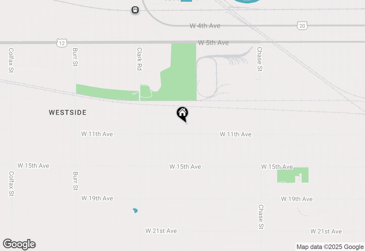 Map of 1035 Willard Street, Gary, IN 46404