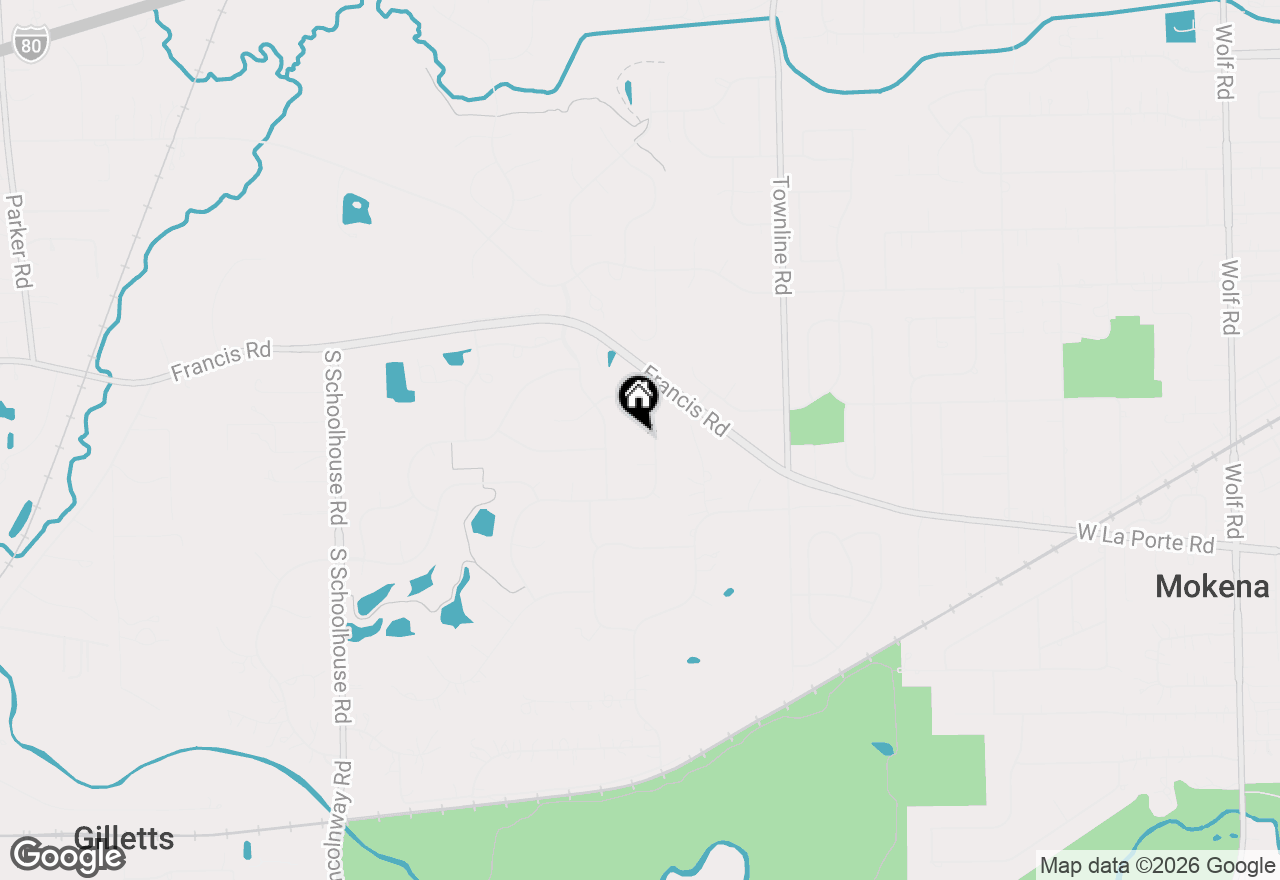 Map of 12239 Norfolk Court, Mokena, IL 60448