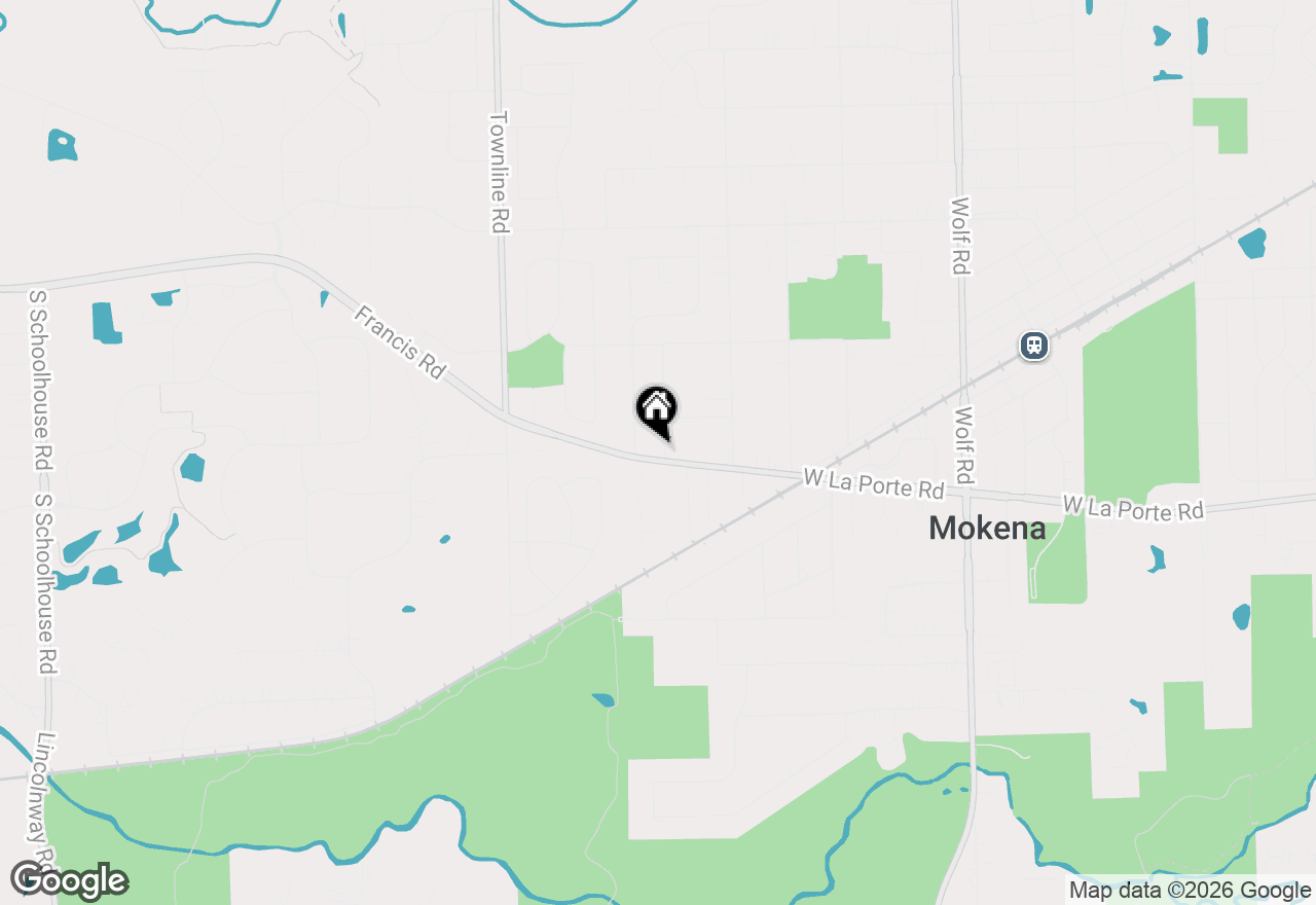 Map of 19834 Greenview Avenue, Mokena, IL 60448