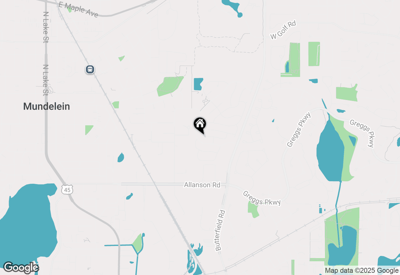 Map of 1263 Huntington Drive, Mundelein, IL 60060