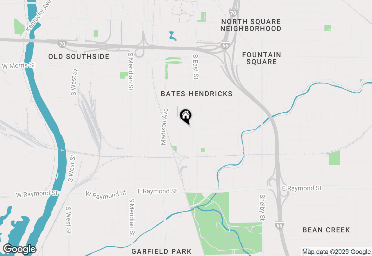 Map of 337 E Minnesota Street, Indianapolis, IN 46225