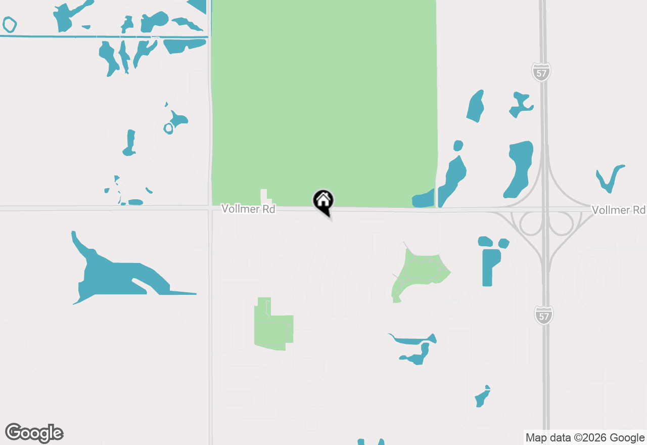 Map of 6005 Woodgate Drive, Matteson, IL 60443
