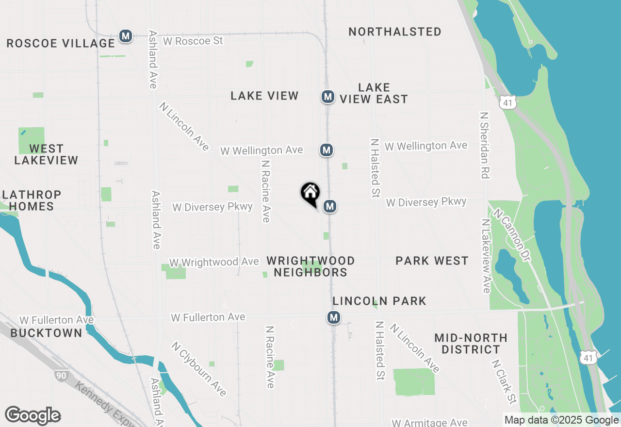 Map of 2773 N Kenmore Avenue #2, Chicago, IL 60614