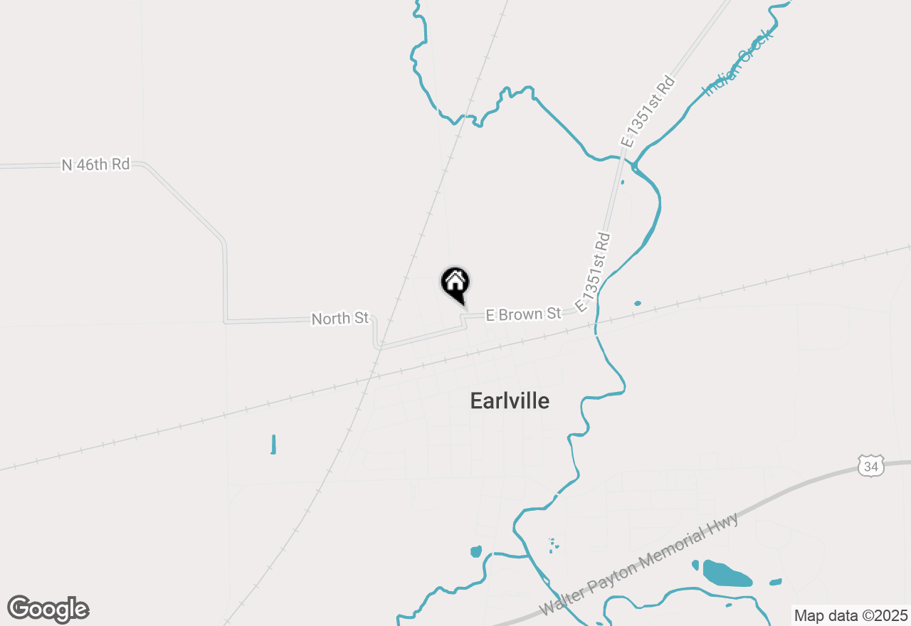 Map of 312 N Main Street, Earlville, IL 60518