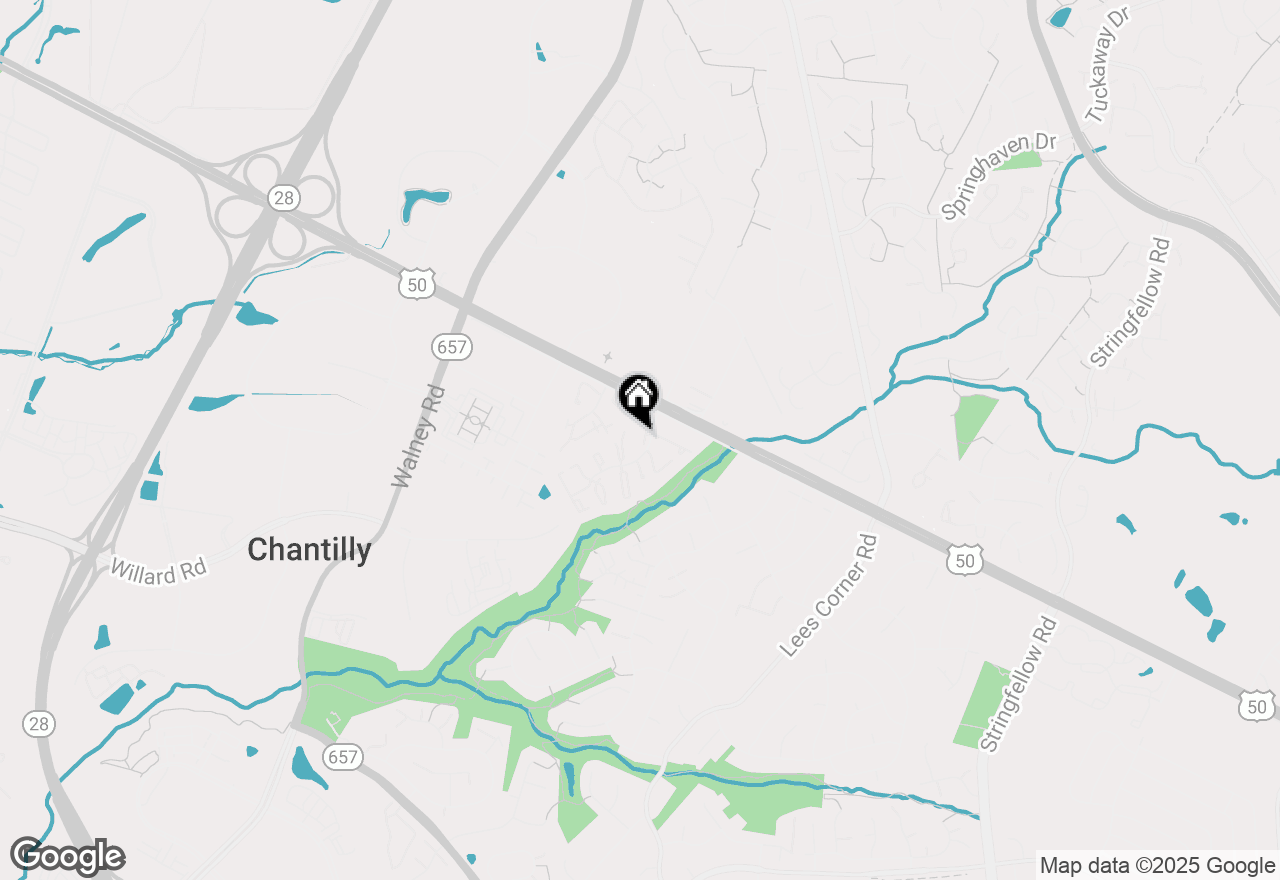 Map of 4038 Spring Run Court #7A, Chantilly, VA 20151