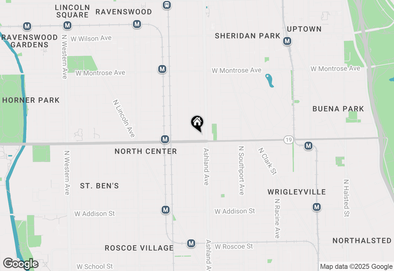 Map of 4015 N Paulina Street, Chicago, IL 60613