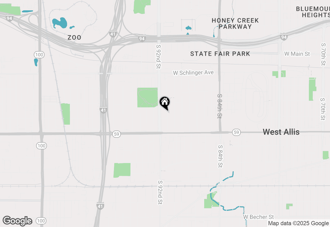 Map of 1207 S 91st St, West Allis, WI 53214