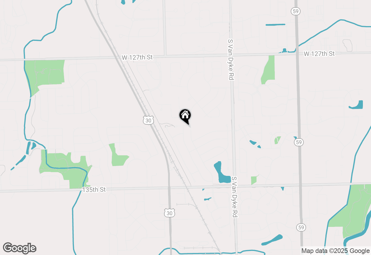 Map of 13119 Millbank Drive, Plainfield, IL 60585