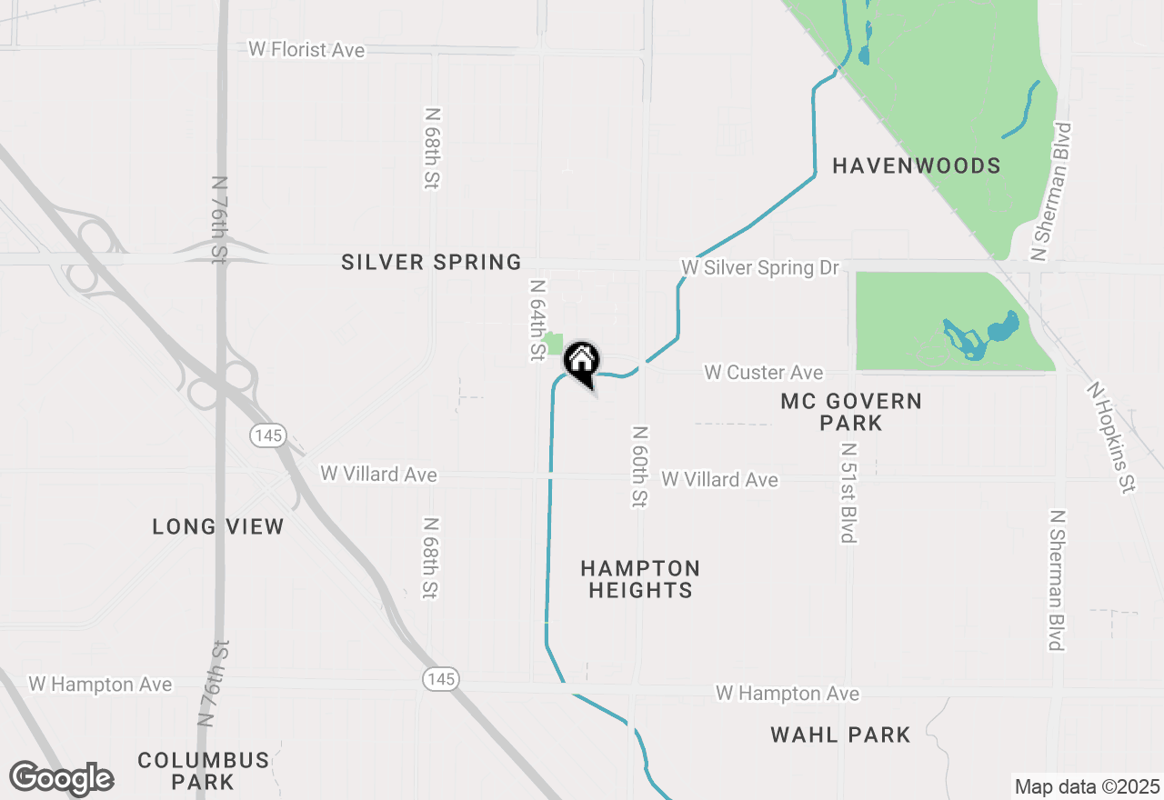 Map of 5337 N 62nd St, Milwaukee, WI 53218