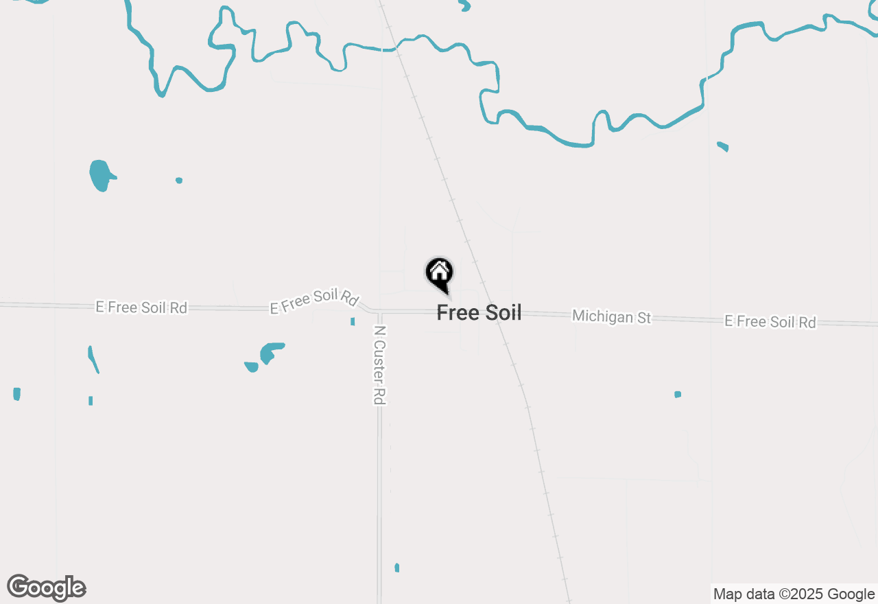 Map of 2550 E Michigan Street, Free Soil, MI 49411