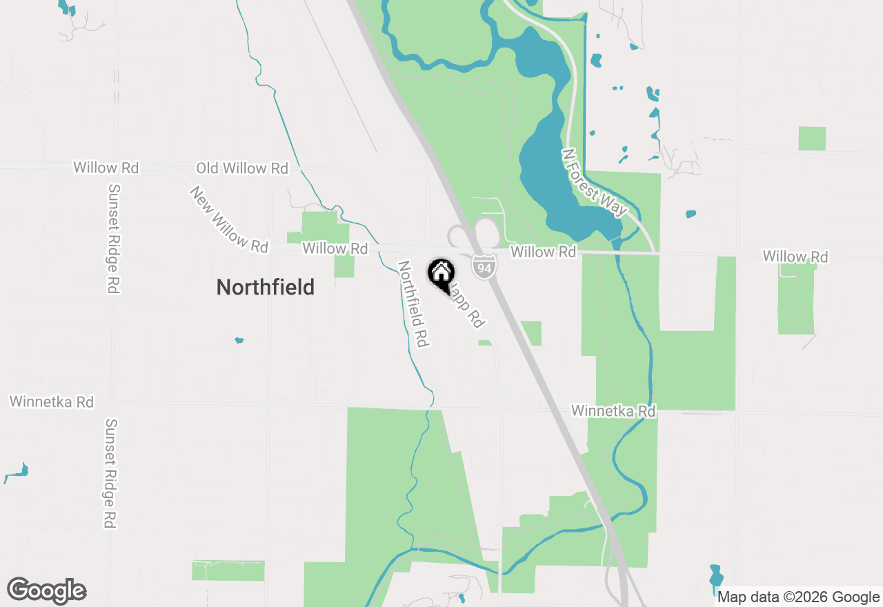 Map of 308 Happ Road #201, Northfield, IL 60093