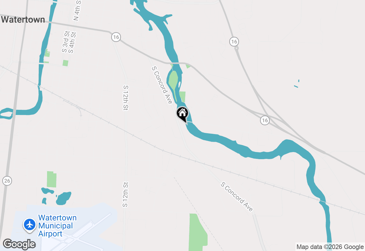 Map of 305 S Concord Ave, Watertown, WI 53094