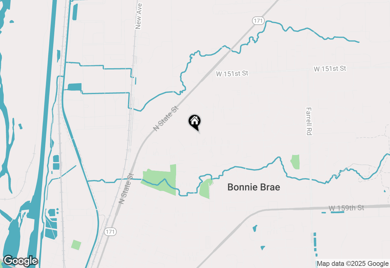 Map of 609 Oak Street, Lockport, IL 60441