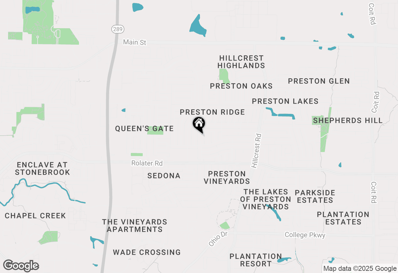 Map of 7605 Sonoma Valley Drive, Frisco, TX 75035