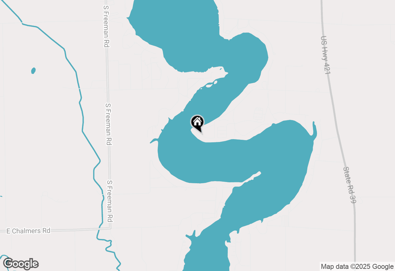 Map of 12198 W Pirates Roost Road, Monticello, IN 47960