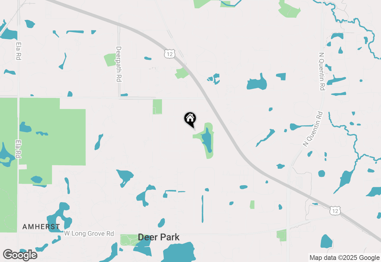 Map of 1583 Bayview Drive, Lake Zurich, IL 60047